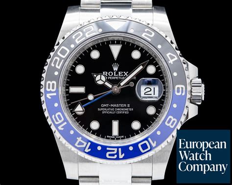 rolex gmt batman secondo polso|rolex batman 116710.